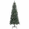 vidaXL &Aacute;rbol de Navidad artificial Verde 210 cm PVC, Pl&aacute;stico y Acero