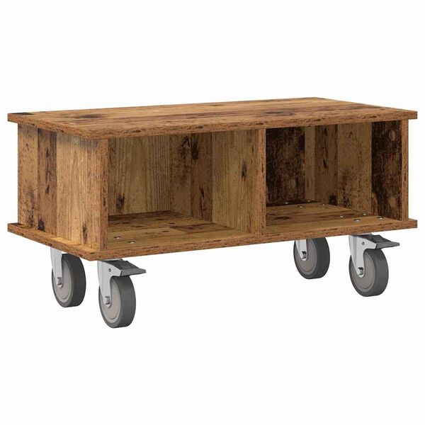 vidaXL Soporte de TV Madera vieja 68,5 x 35 x 35 cm