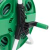 vidaXL Carrete de rollo para manguera de pie PVC verde 20 m