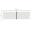 vidaXL Toldo lateral retr&aacute;ctil crema 180x600 cm
