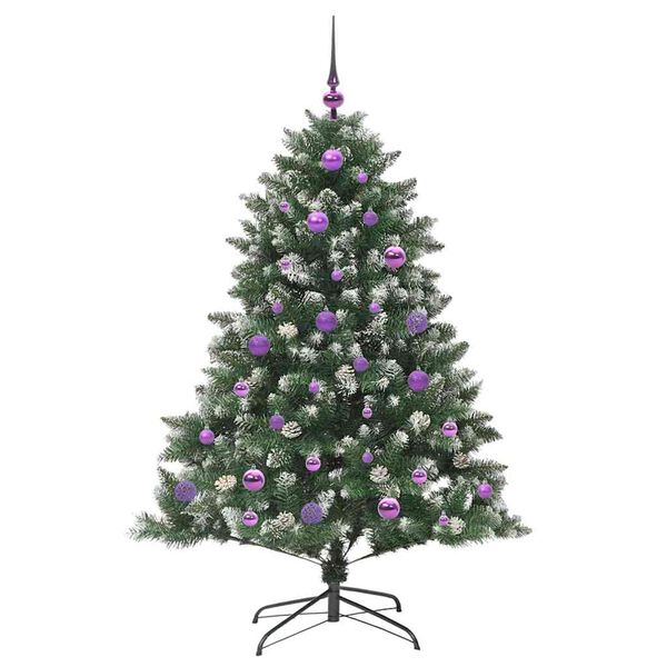 vidaXL &Aacute;rbol de Navidad artificial Verde 150 cm PVC, Pl&aacute;stico y Acero