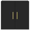 vidaXL Armario de pared madera de ingenier&iacute;a negro 60x31x60 cm