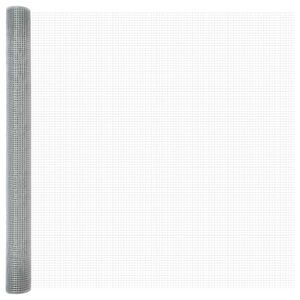 vidaXL Cerca de Alambre Soldado 1000 x 160 cm Plateado