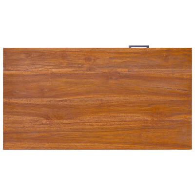 vidaXL Mueble para TV de madera de teca maciza 90x50x37 cm