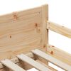 vidaXL Estructura de cama Marrón 80 x 200 cm Madera de ingeniería