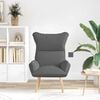 vidaXL Silla Relax Gris oscuro 69 x 74 x 93 cm tela
