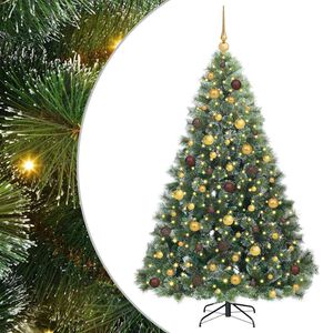 vidaXL &Aacute;rbol de Navidad artificial con 300 LED Verde 180 cm PE y PVC