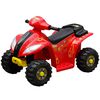 Quad el&eacute;ctrico para ni&ntilde;os, rojo y negro