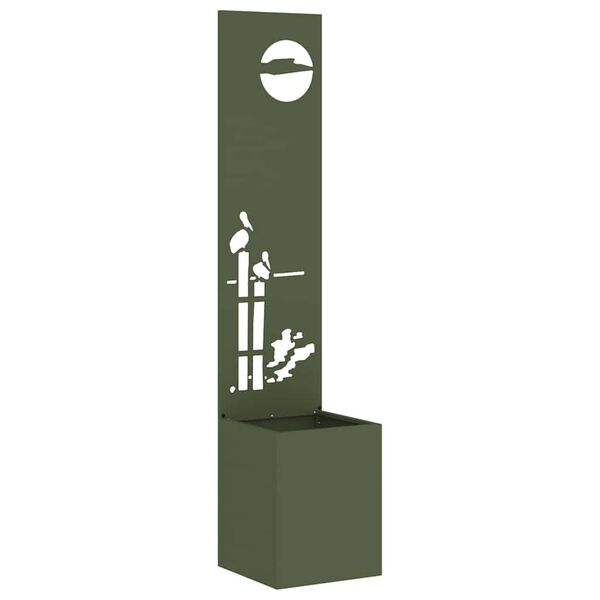 vidaXL Pantalla de Privacidad para Jardín Verde oliva 32 x 140 cm