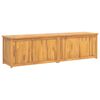vidaXL Ba&uacute;l de jard&iacute;n madera maciza de teca 200x50x55 cm