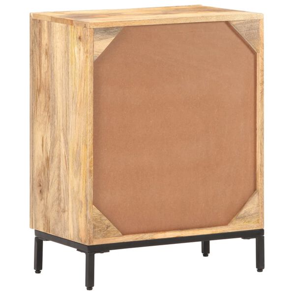 vidaXL Aparador de madera maciza de mango 60x35x77 cm