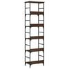 vidaXL Estantería de madera ingeniería marrón roble 50x33x188,5 cm