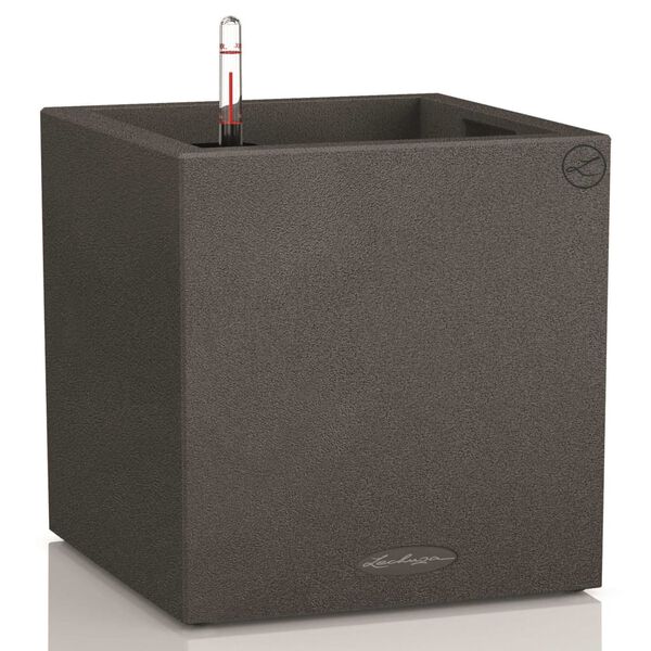 LECHUZA Macetero Canto Color Square 40 ALL-IN-ONE grafito 13722