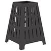 vidaXL Hoguera Negro 50 x 50 x 70 cm Acero