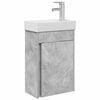 vidaXL M&oacute;dulo de ba&ntilde;o con grifer&iacute;a Gris Hormig&oacute;n 40,5 x 22,5 x 62 cm