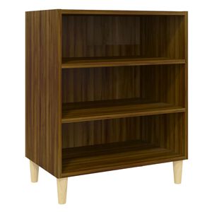 vidaXL Aparador madera de ingenier&iacute;a marr&oacute;n roble 57x35x70 cm