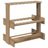 vidaXL soporte para tacos de billar Madera de ingenier&iacute;a Roble artisan