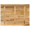 vidaXL Tablero de mesa borde natural madera maciza mango 90x60x3,8 cm