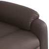 vidaXL Sill&oacute;n de masaje reclinable cuero sint&eacute;tico marr&oacute;n