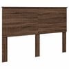 vidaXL Cabecero con cabecera Roble Marr&oacute;n 150 cm Madera contrachapada