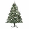 vidaXL &Aacute;rbol de Navidad artificial Verde 240 cm PVC, Pl&aacute;stico y Acero