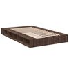 vidaXL Estructura de cama madera de ingenier&iacute;a marr&oacute;n roble 140x190 cm