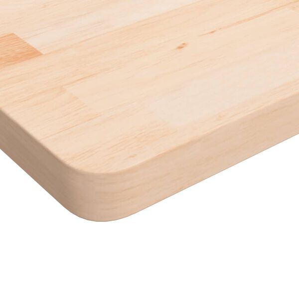 vidaXL Tablero de mesa cuadrada madera de roble sin tratar 70x70x4 cm