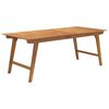vidaXL Mesa de jard&iacute;n madera maciza de acacia 200x90x75 cm