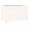 vidaXL Arriate elevado de jard&iacute;n madera de pino blanco 119,5x82,5x78cm