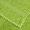 vidaXL Toallas de ducha SOLUND 4 uds verde manzana 70x140 cm 600 gsm