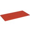 vidaXL Paneles de pared 12 pcs Rojo 30 x 15 cm Cuero sint&eacute;tico