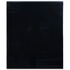 vidaXL L&aacute;mina de ventana esmerilada est&aacute;tica PVC negro 90x2000 cm