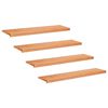 vidaXL Alfombras para escalones 4 uds. 110 x 25 x 2 cm Barniz