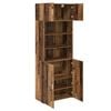 vidaXL Armario de almacenamiento Madera Vieja 80 x 42,5 x 225 cm