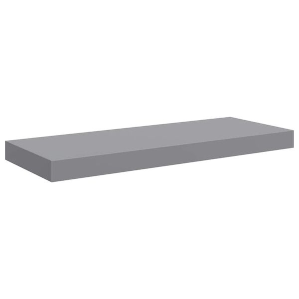 vidaXL Estante flotante de pared MDF gris 60x23,5x3,8 cm