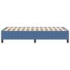 vidaXL Cama de plataforma Azul 90 x 200 cm Tela de Pana