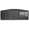 vidaXL Carpa de Fiesta Antracita y Blanco 600 x 400 x 266 cm