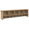 vidaXL Perchero de pared Montada en la pared Roble artisan