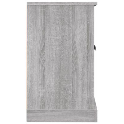 vidaXL Aparador de madera contrachapada gris Sonoma 100x35,5x60 cm