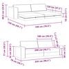 vidaXL Sof&aacute; cama 200cm Gris Claro tela