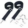 vidaXL Correas para toldo bimini 2 unidades tela y acero inoxidable
