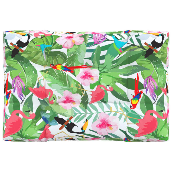 vidaXL Coj&iacute;n para pal&eacute;s tela multicolor 120x80x12 cm