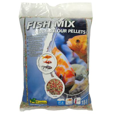 Ubbink Comida para peces Fish Mix Multicolour Pellets 4 mm 15 l