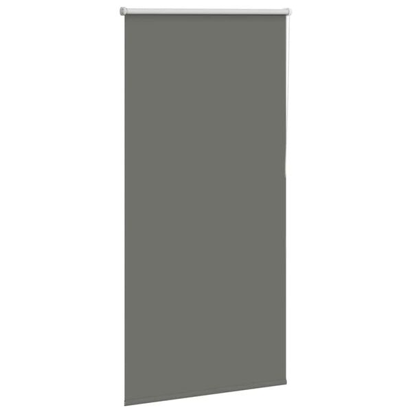 vidaXL Estor Enrollable Opaco gris 85x175 cm Tela Ancho 80,7 cm