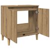 vidaXL Mueble de lavabo madera de ingeniería roble artisan 58x33x60 cm