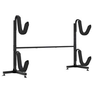 vidaXL Soporte para 2 kayaks acero 250x57x127,5 cm