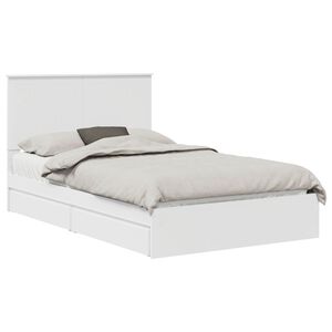 vidaXL Cama con almacenamiento 120 x 190 cm Madera de ingenier&iacute;a
