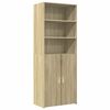 vidaXL Aparador alto madera de ingenier&iacute;a roble Sonoma 70x42,5x185 cm