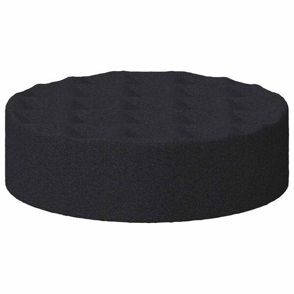 vidaXL Almohadillas para Pies de Muebles 12 pcs Negro &Oslash; 14 x 4 mm EVA