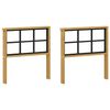 vidaXL M&oacute;dulo de Descansabrazos 2 pcs Blanco 60 x 6 x 61 cm